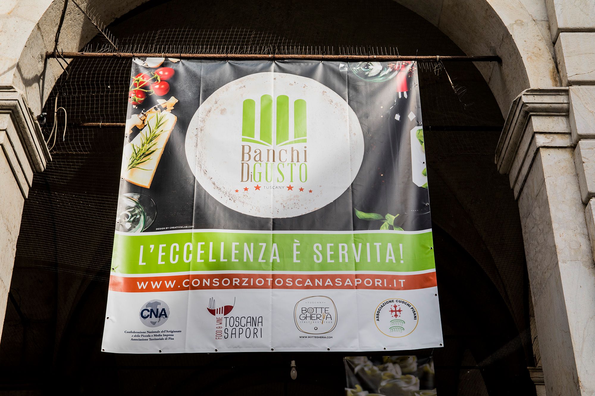 banchi di gusto pubblicità